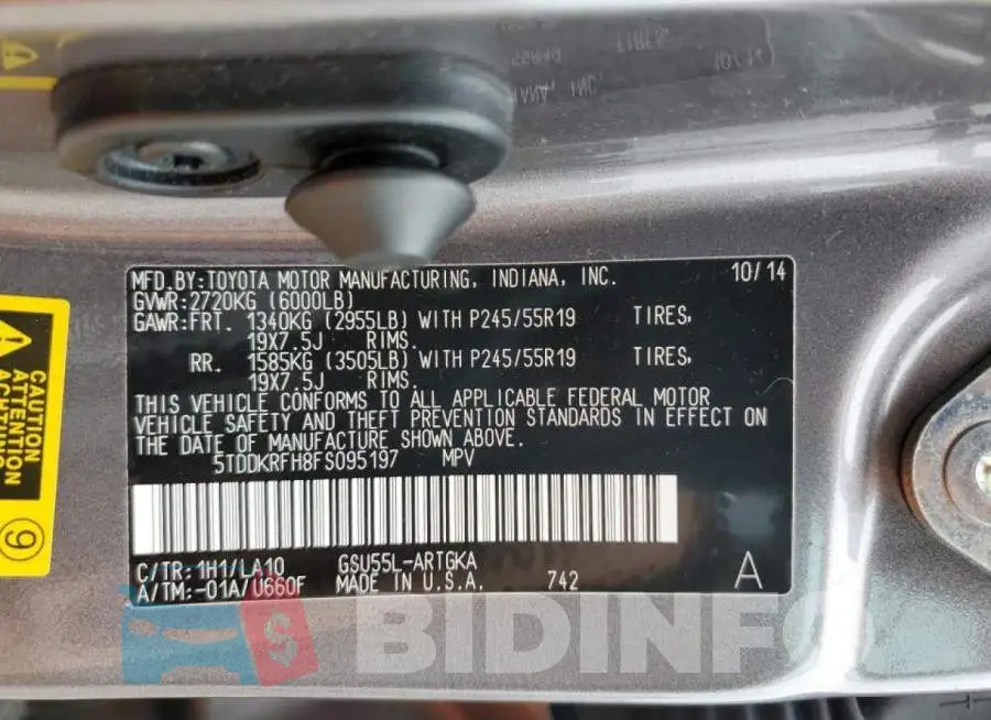 5TDDKRFH8F2095197 Photo# 13