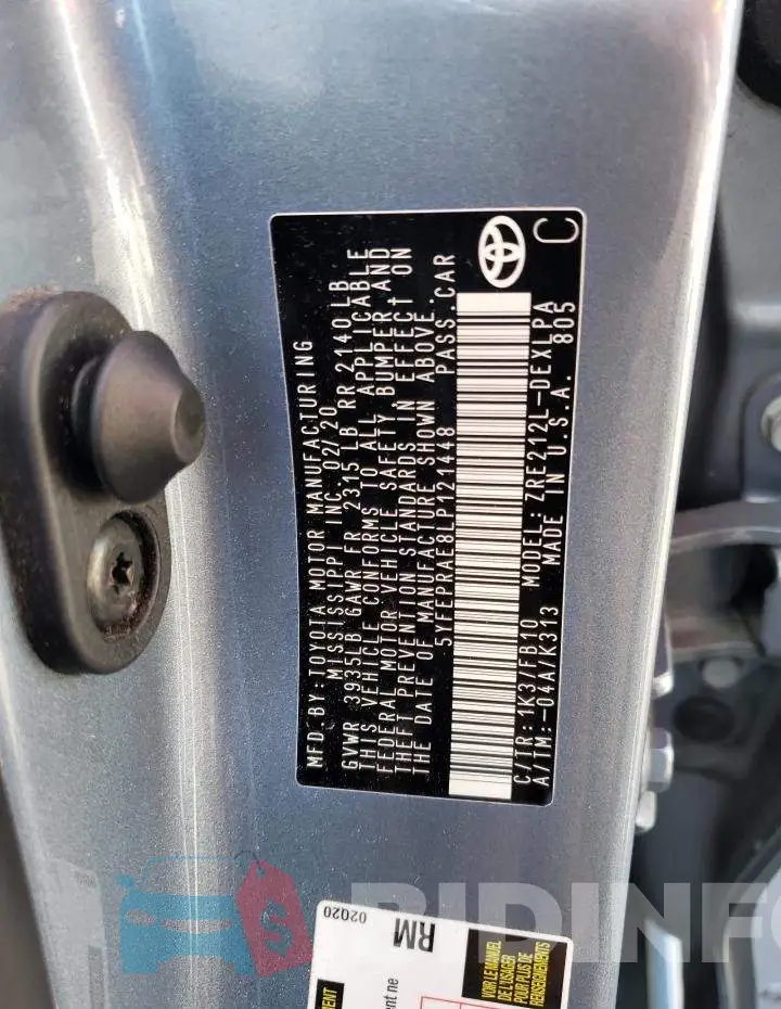 5YFEPRAE8LP121448 Photo# 12