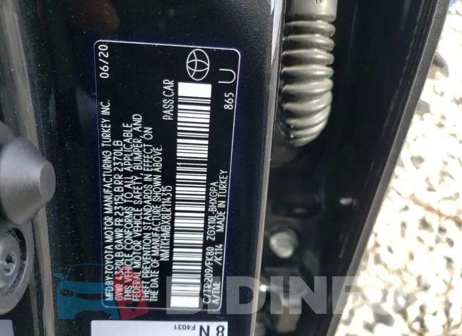 NMTKHMBX8LR114315 Photo# 14