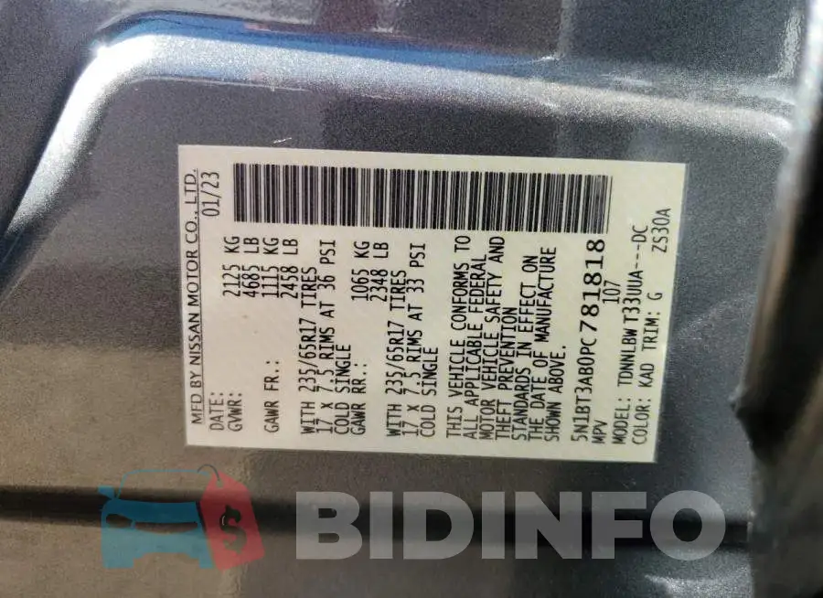 5N1BT3AB0PC781818 Photo# 13