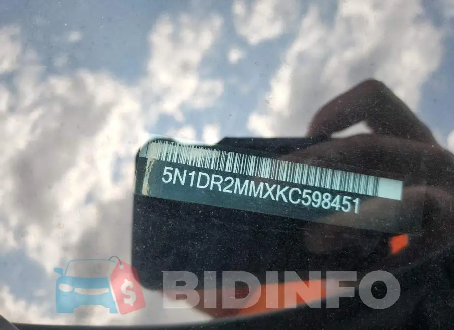 5N1DR2MMXKC598451 Photo# 13