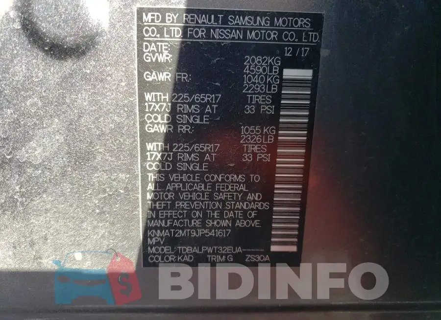 KNMAT2MT9JP541617 Photo# 13