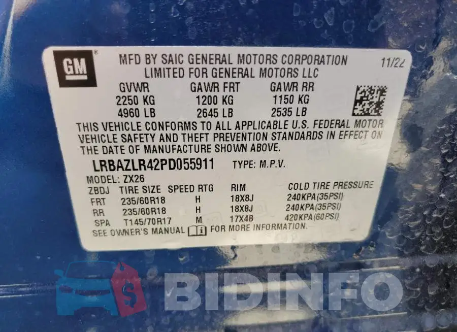 LRBAZLR42PD055911 Photo# 13