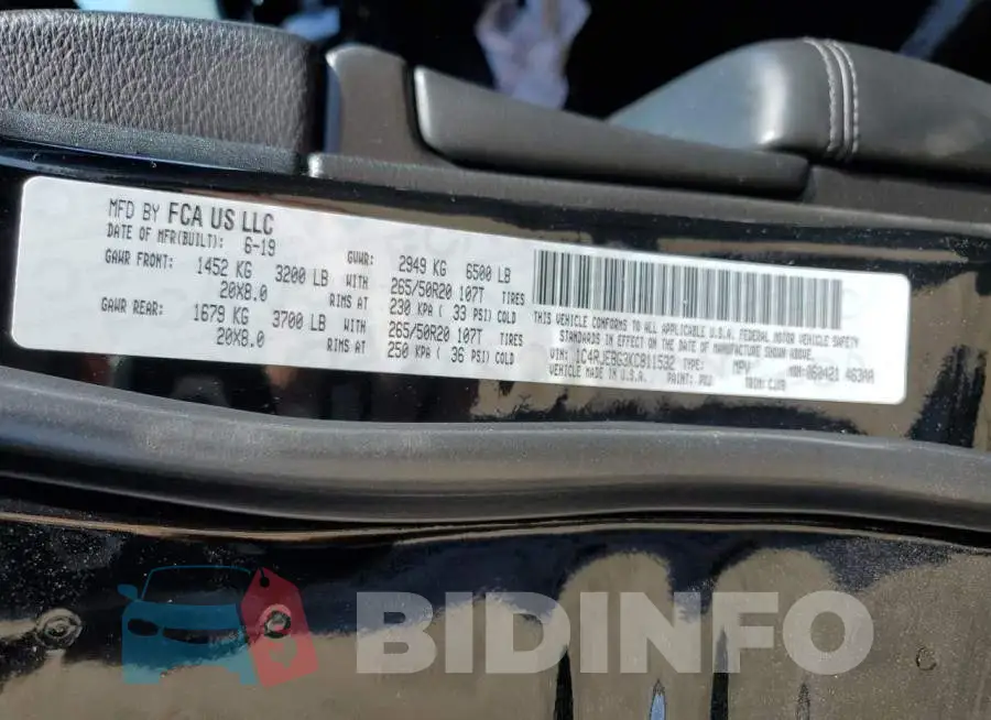 1C4RJEBG3KC811532 Photo# 14