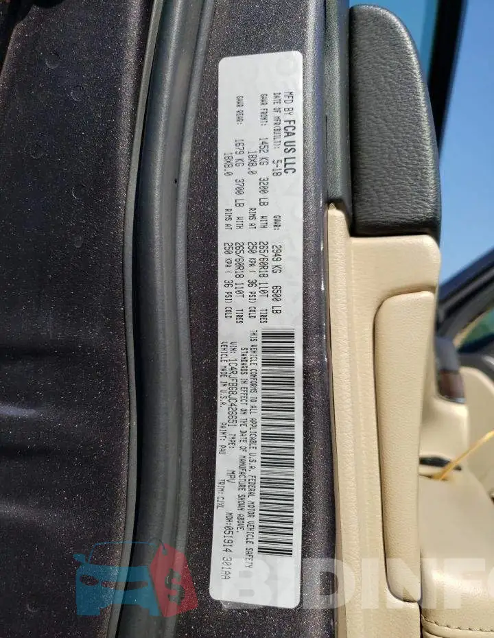 1C4RJFBG8JC426651 Photo# 13