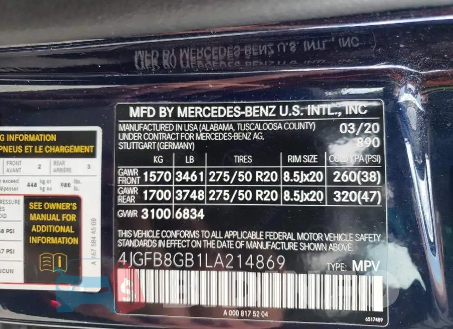 4JGFB8GB1LA214869 Photo# 13