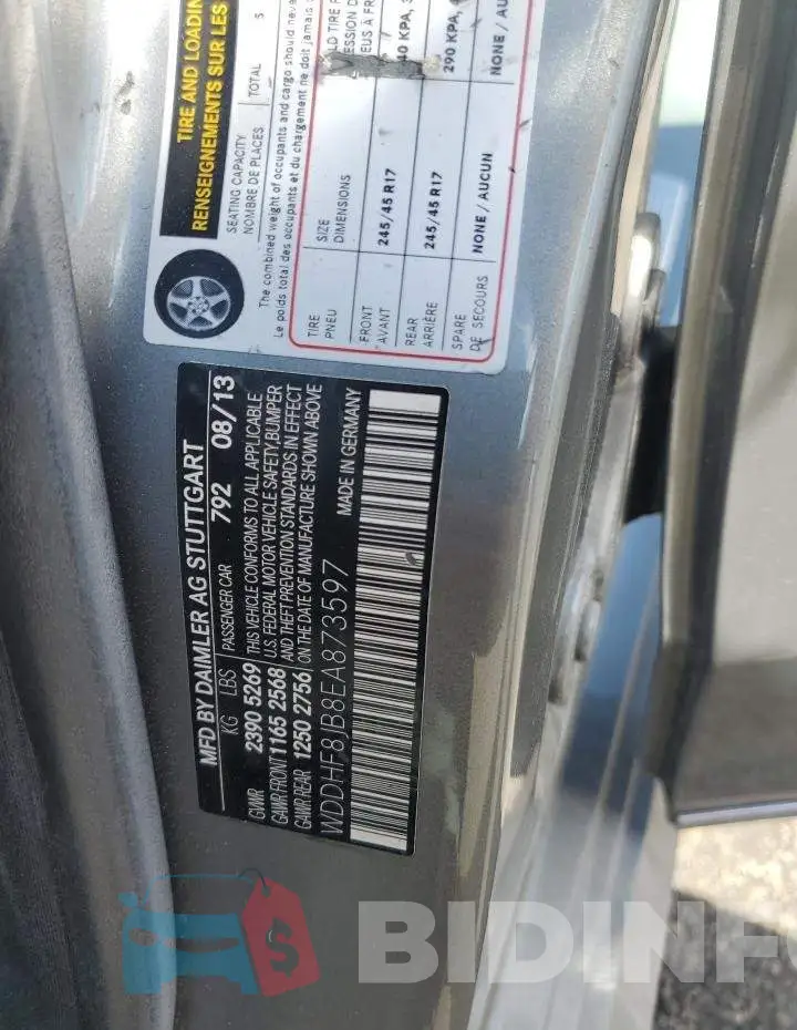 WDDHF8JB8EA873597 Photo# 12