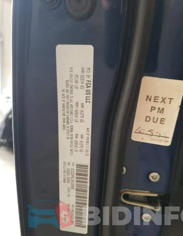 2C3CDXHG1GH126082 Photo# 12