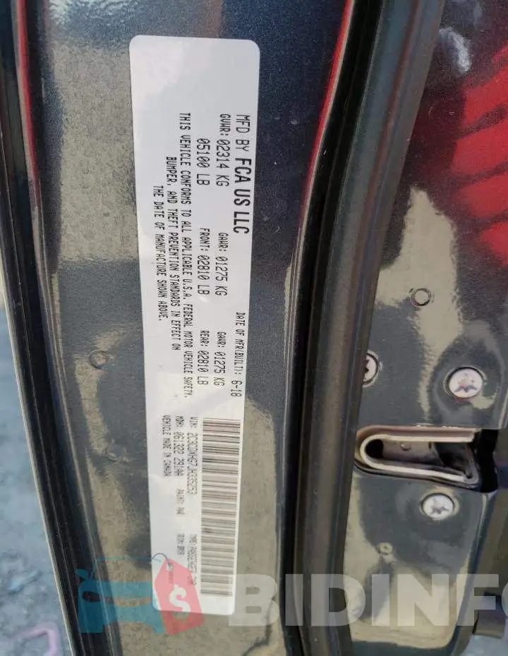 2C3CDXHG7JH335253 Photo# 12