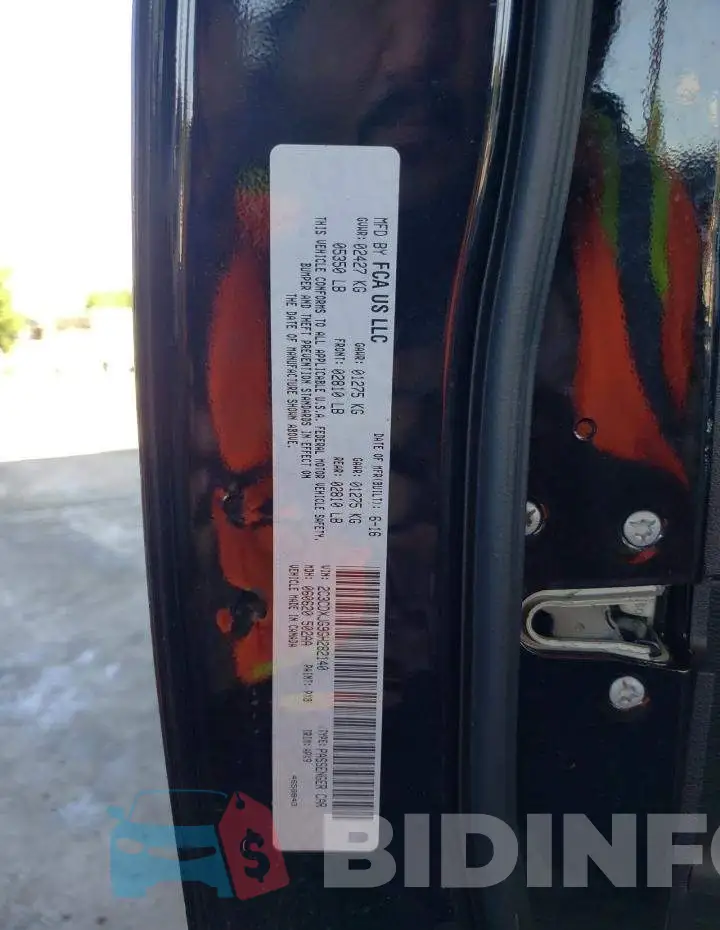 2C3CDXJG9GH282140 Photo# 12