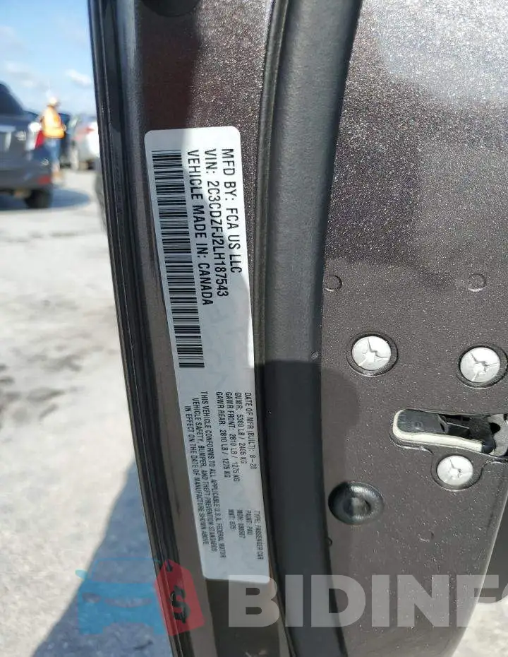 2C3CDZFJ2LH187543 Photo# 12