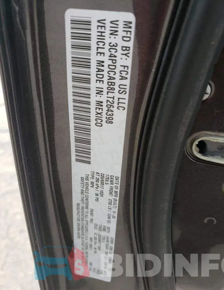3C4PDCAB8LT264398 Photo# 12