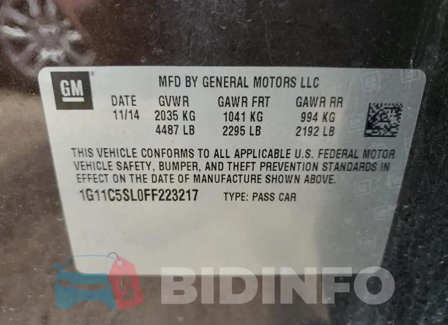 1G11C5SL0FF223217 Photo# 12