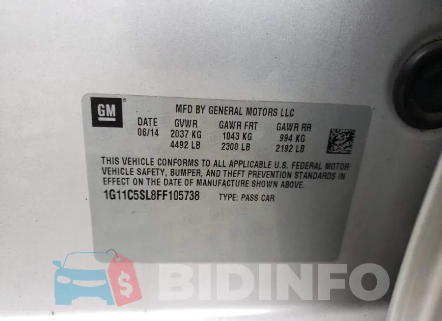 1G11C5SL8FF105738 Photo# 12