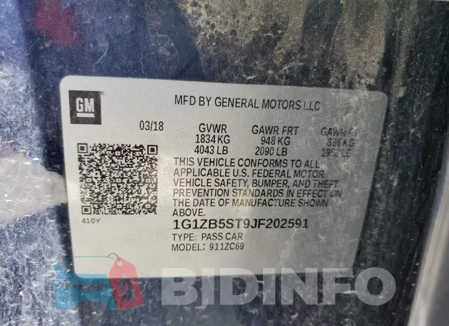 1G1ZB5ST9JF202591 Photo# 12