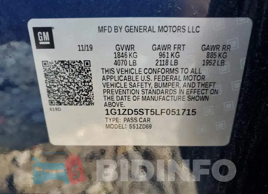 1G1ZD5ST5LF051715 Photo# 12