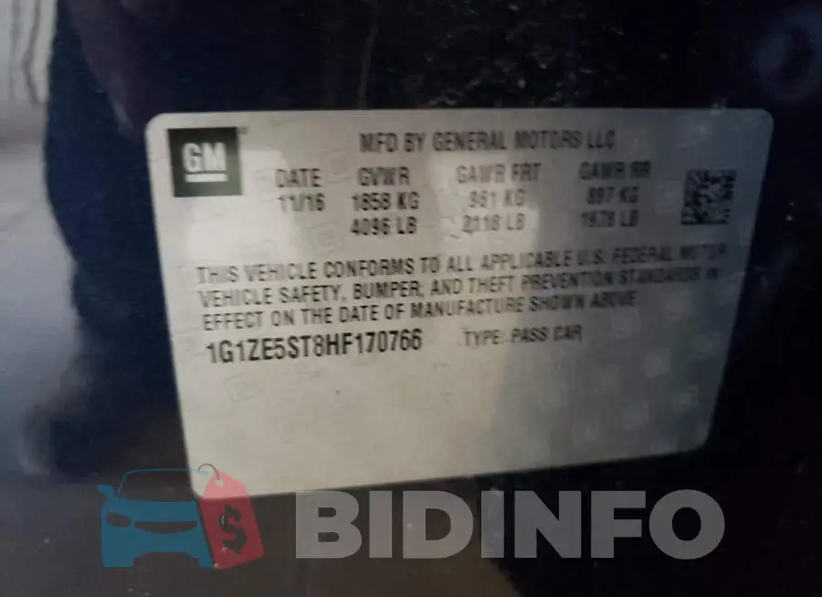 1G1ZE5ST8HF170766 Photo# 12