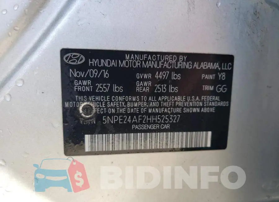 5NPE24AF2HH525327 Photo# 12
