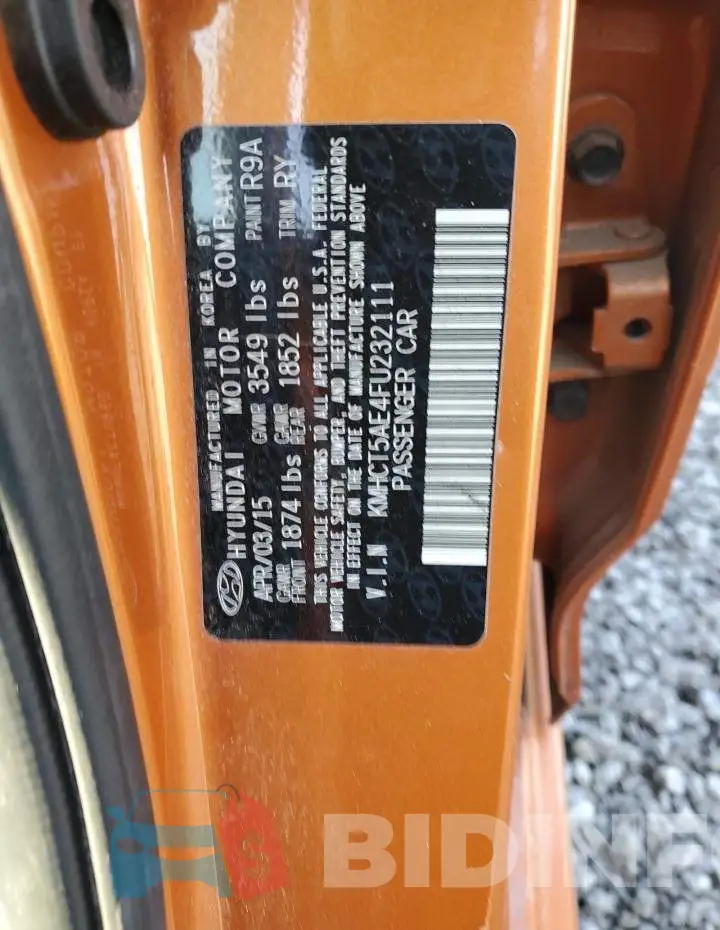 KMHCT5AE4FU232111 Photo# 12