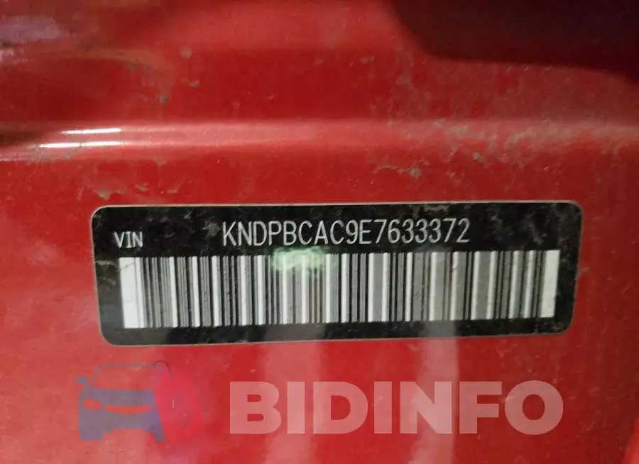 KNDPBCAC9E7633372 Photo# 13