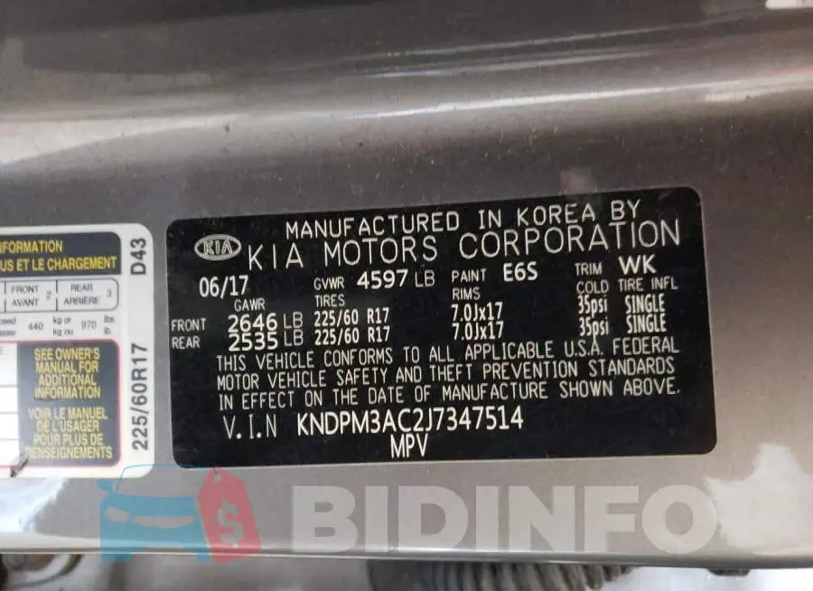 KNDPM3AC2J7347514 Photo# 12