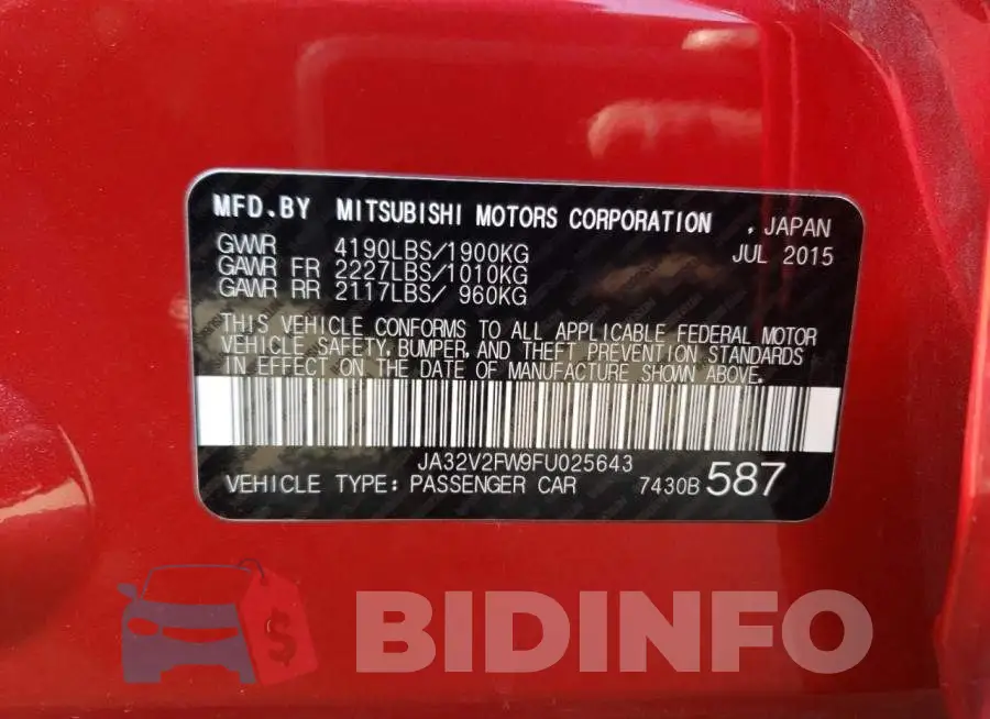 JA32V2FW9FU025643 Photo# 12