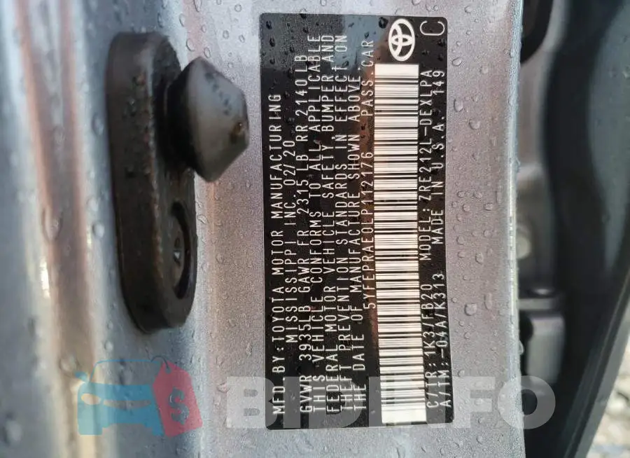 5YFEPRAE0LP112176 Photo# 13