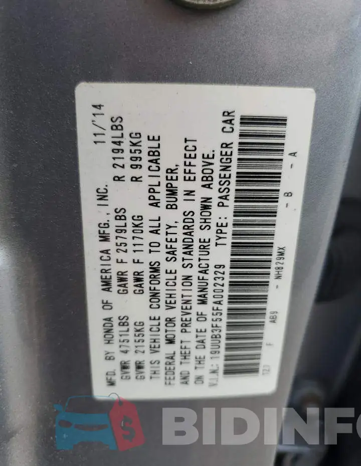 19UUB3F55FA002329 Photo# 12