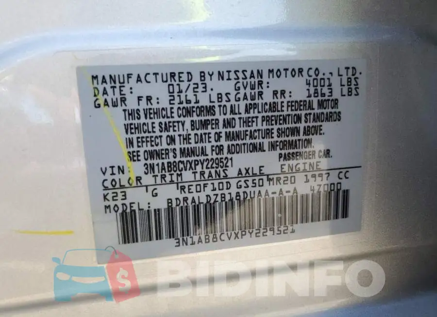 3N1AB8CVXPY229521 Photo# 12