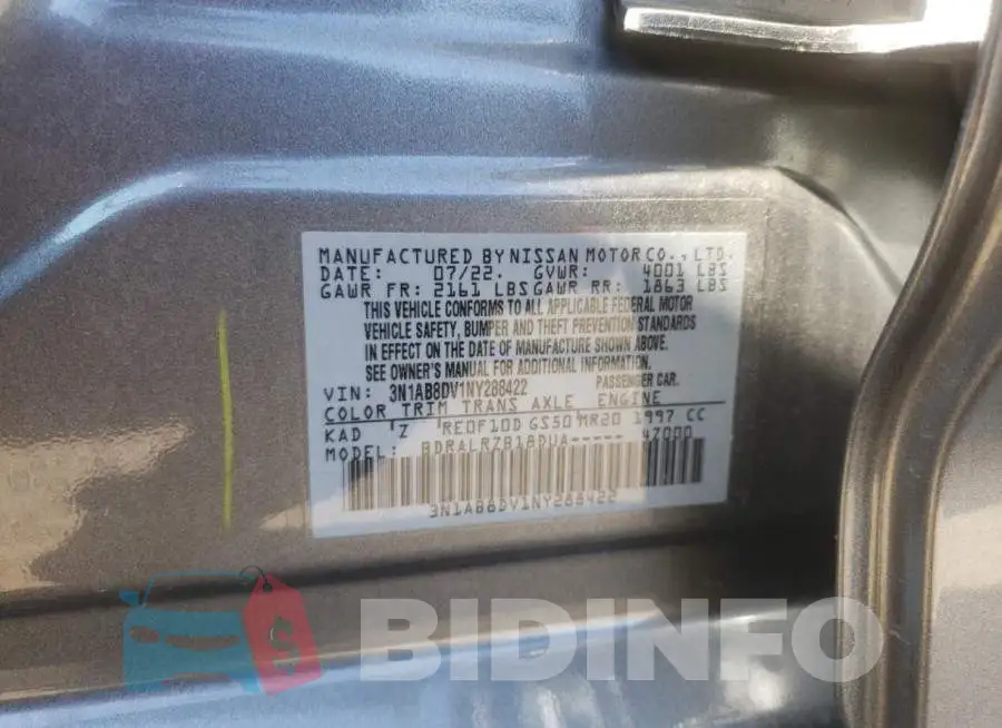 3N1AB8DV1NY288422 Photo# 12