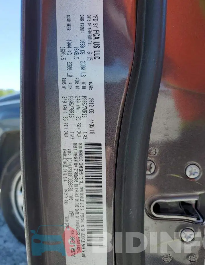 1C4NJPBB3FD398431 Photo# 13