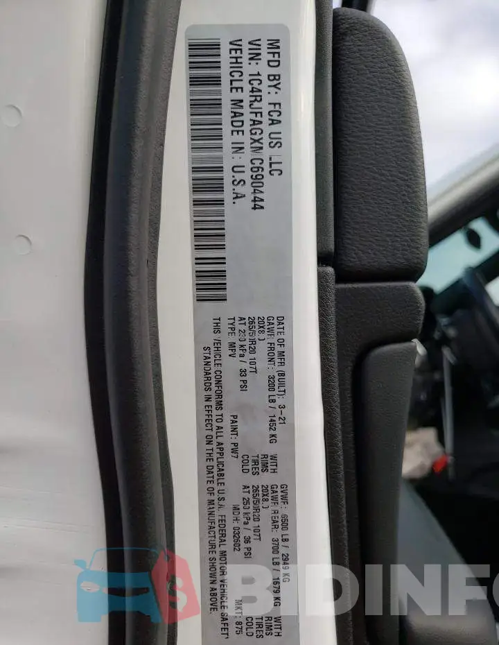 1C4RJFAGXMC690444 Photo# 13