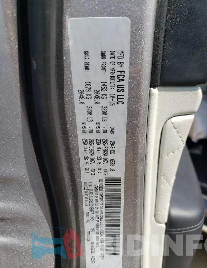 1C4RJFJG0LC148607 Photo# 14