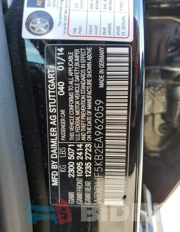 WDDHF5KB2EA962059 Photo# 13
