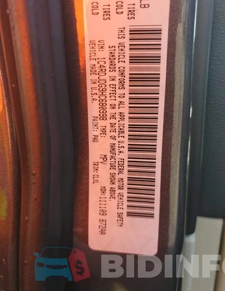 1C4RDJDG9HC680998 Photo# 13