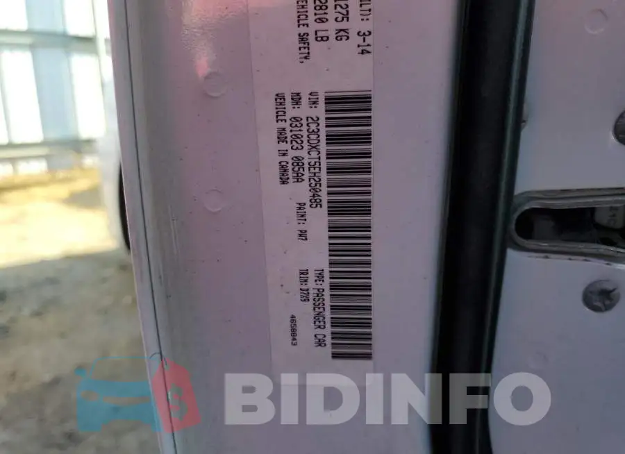 2C3CDXCT5EH250485 Photo# 12