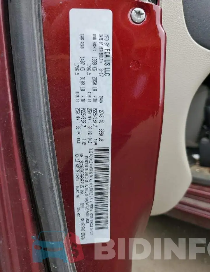 2C4RDGBG7HR862115 Photo# 13