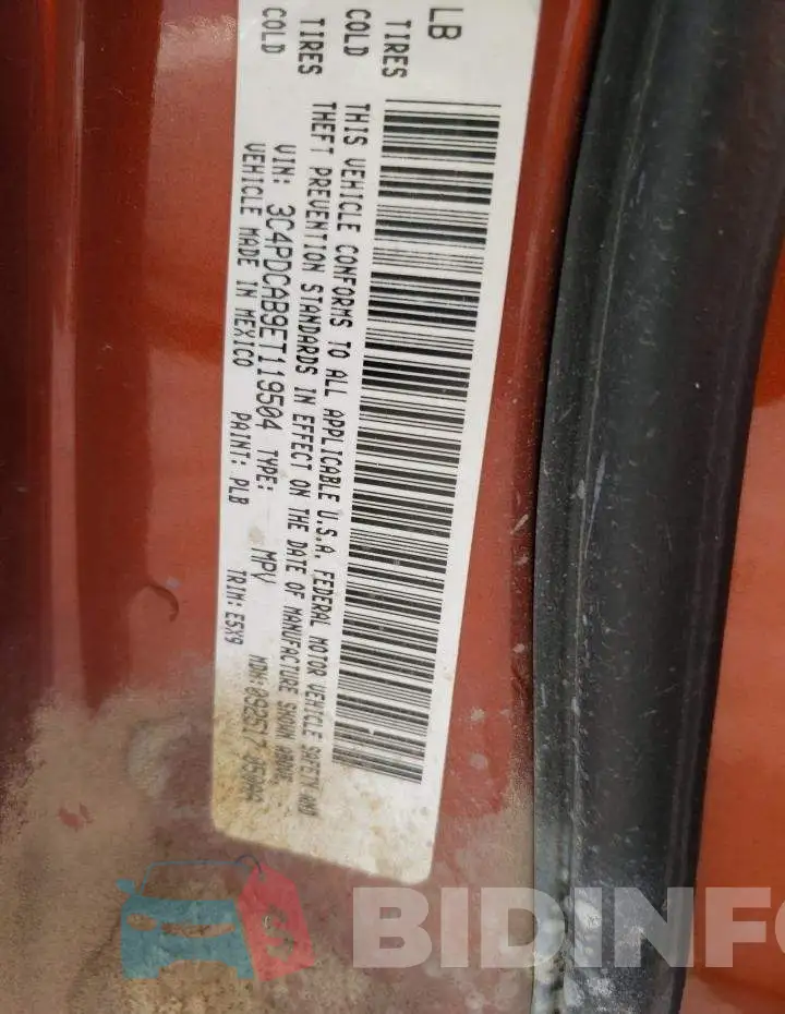 3C4PDCAB9ET119504 Photo# 13
