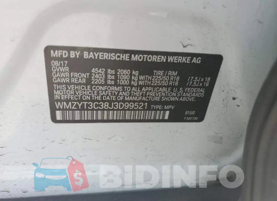 WMZYT3C38J3D99521 Photo# 13