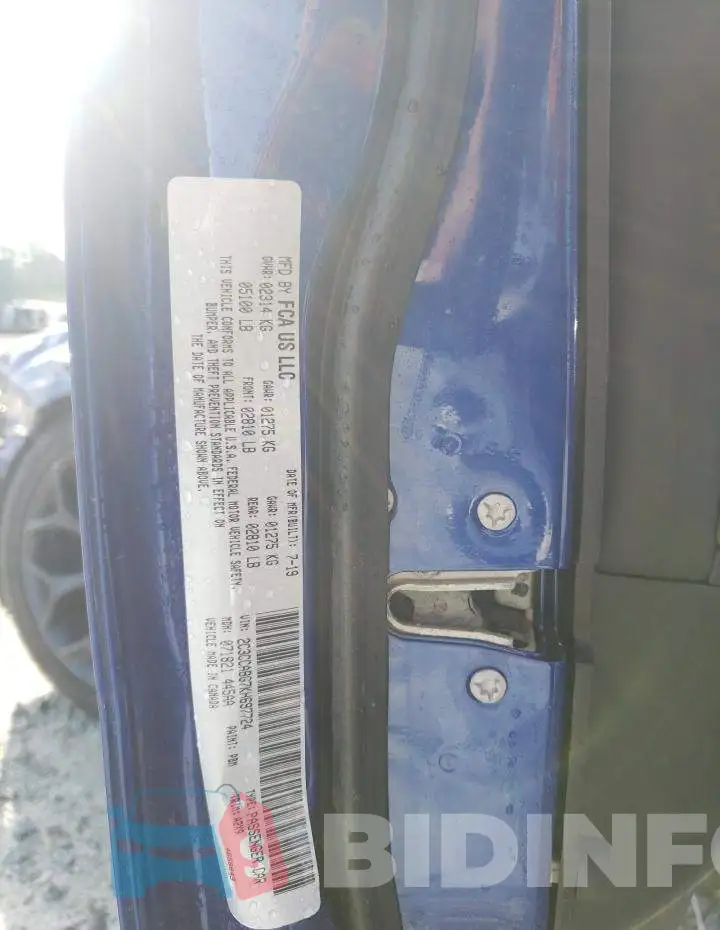 2C3CCABG7KH697724 Photo# 13