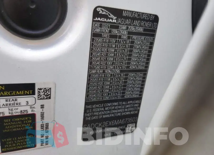 SADCK2EX6MA673503 Photo# 14