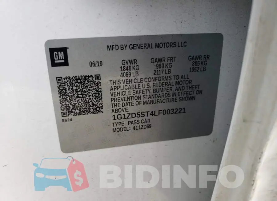 1G1ZD5ST4LF003221 Photo# 12