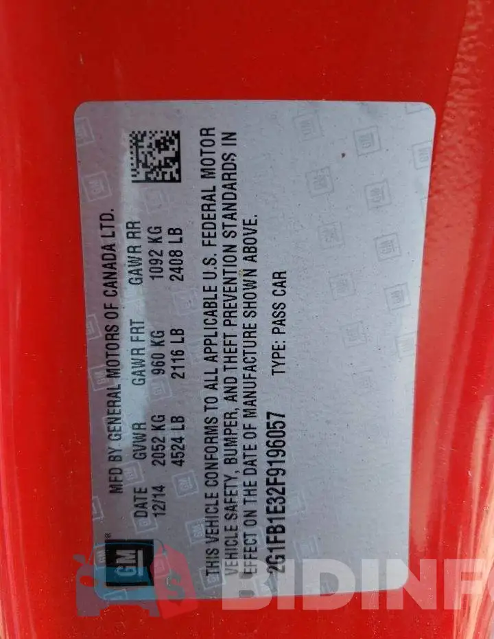 2G1FB1E32F9196057 Photo# 12