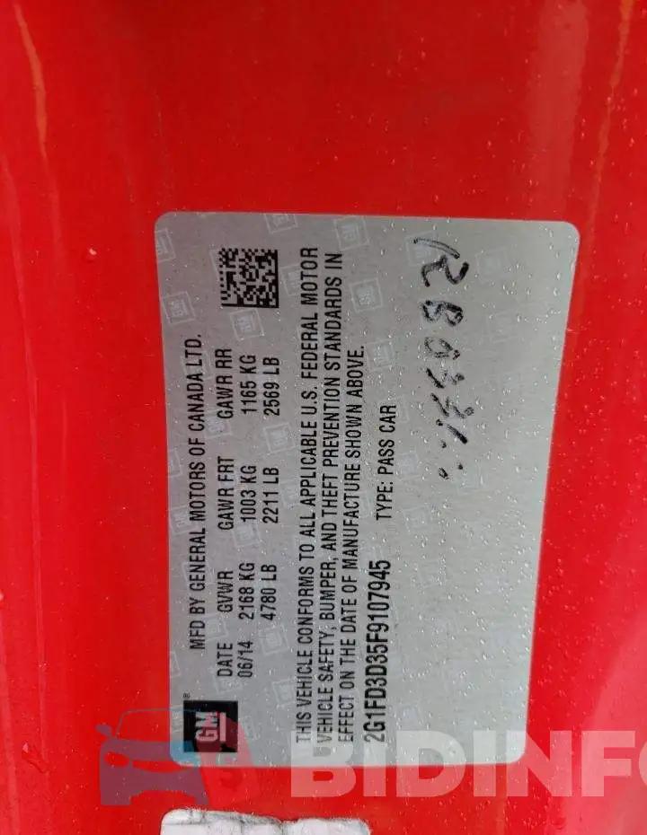 2G1FD3D35F9107945 Photo# 12