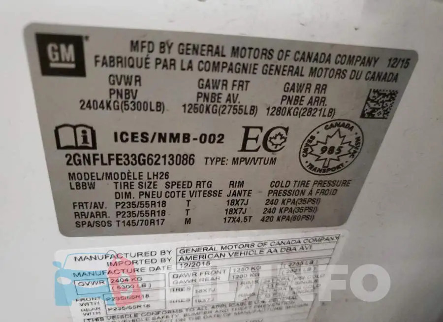 2GNFLFE33G6213086 Photo# 13