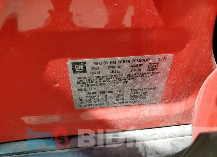KL7CJKSB5LB347821 Photo# 12