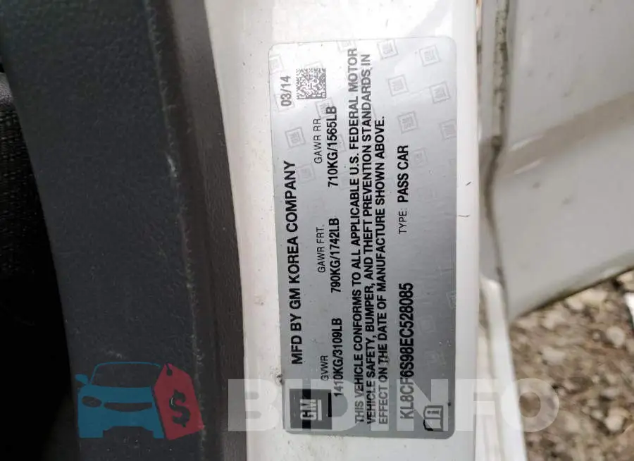 KL8CF6S98EC528085 Photo# 12