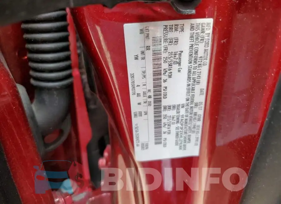 1FADP3F2XHL276368 Photo# 12