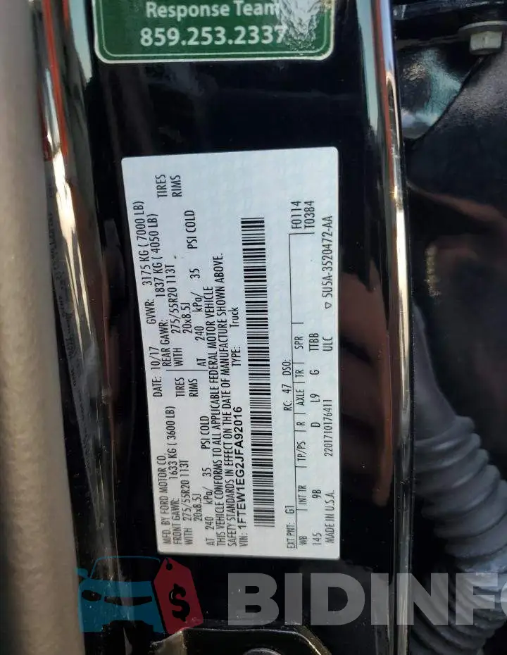 1FTEW1EG2JFA92016 Photo# 12