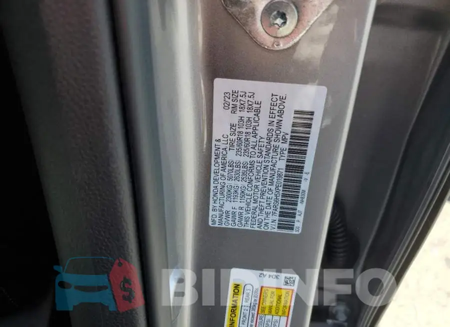 7FARS6H5XPE019871 Photo# 13